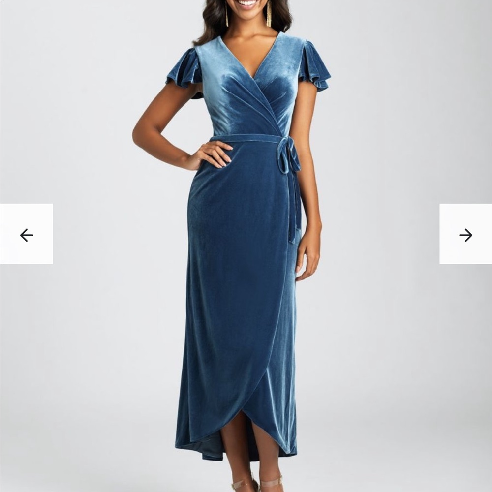 *Emerald* Velvet Bridesmaid Dress
